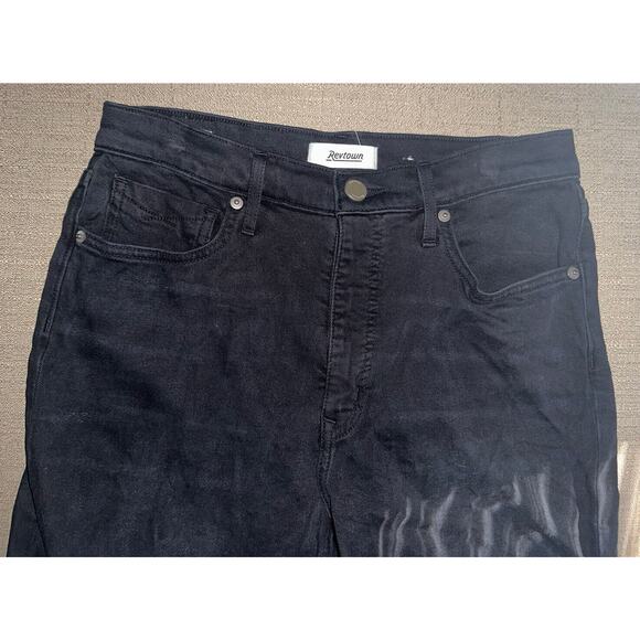 Revtown Women's Jeans Size 29 Regular Reg Black Excellent Condition - Picture 4 of 10